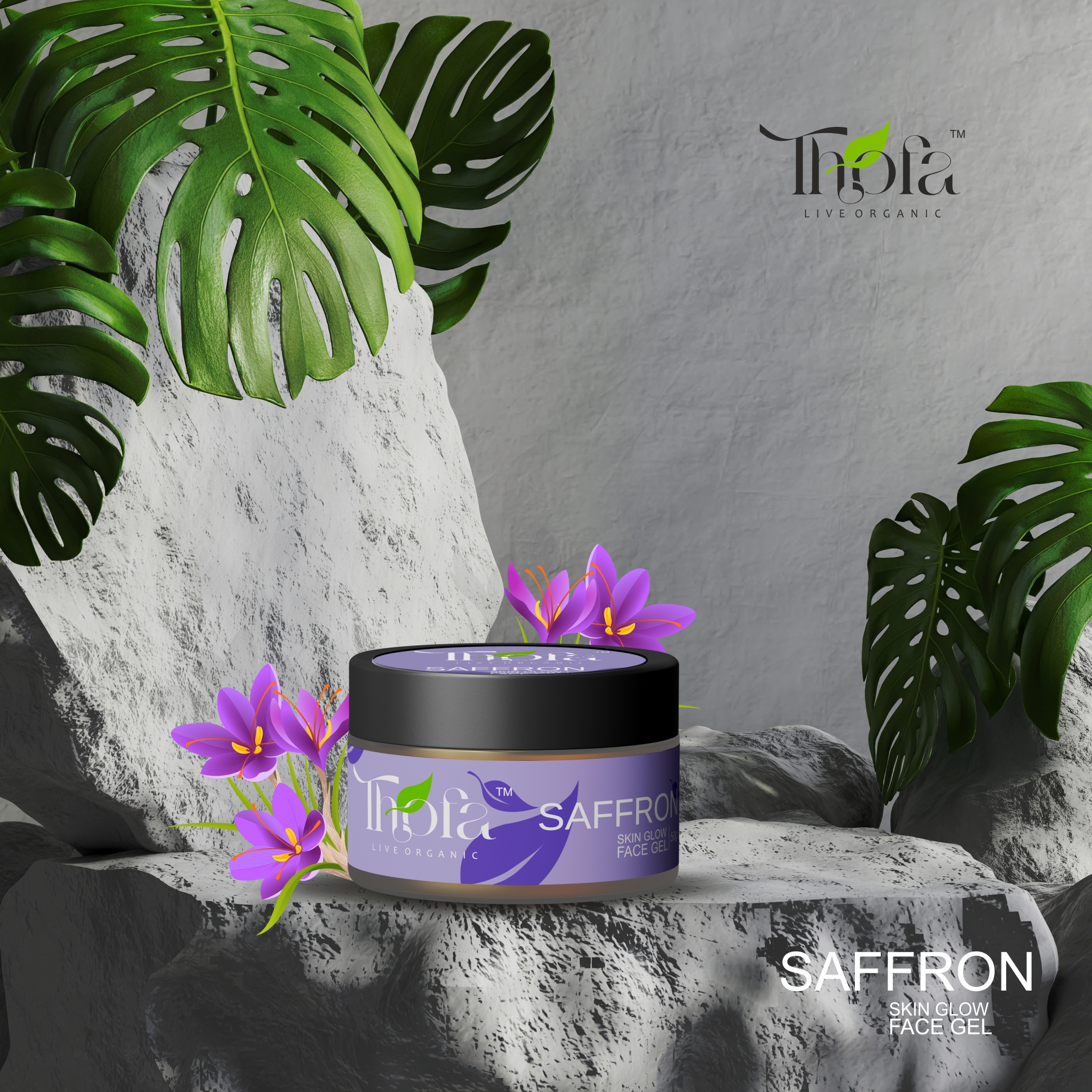 Thofa Saffron Skin glow face Gel