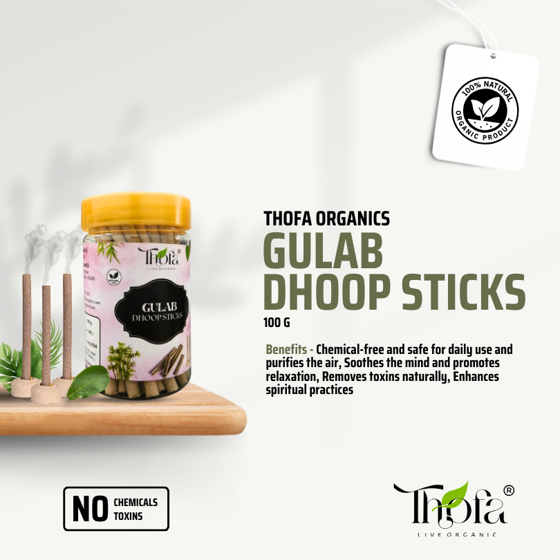 Thofa Gulab Dhoop Sticks