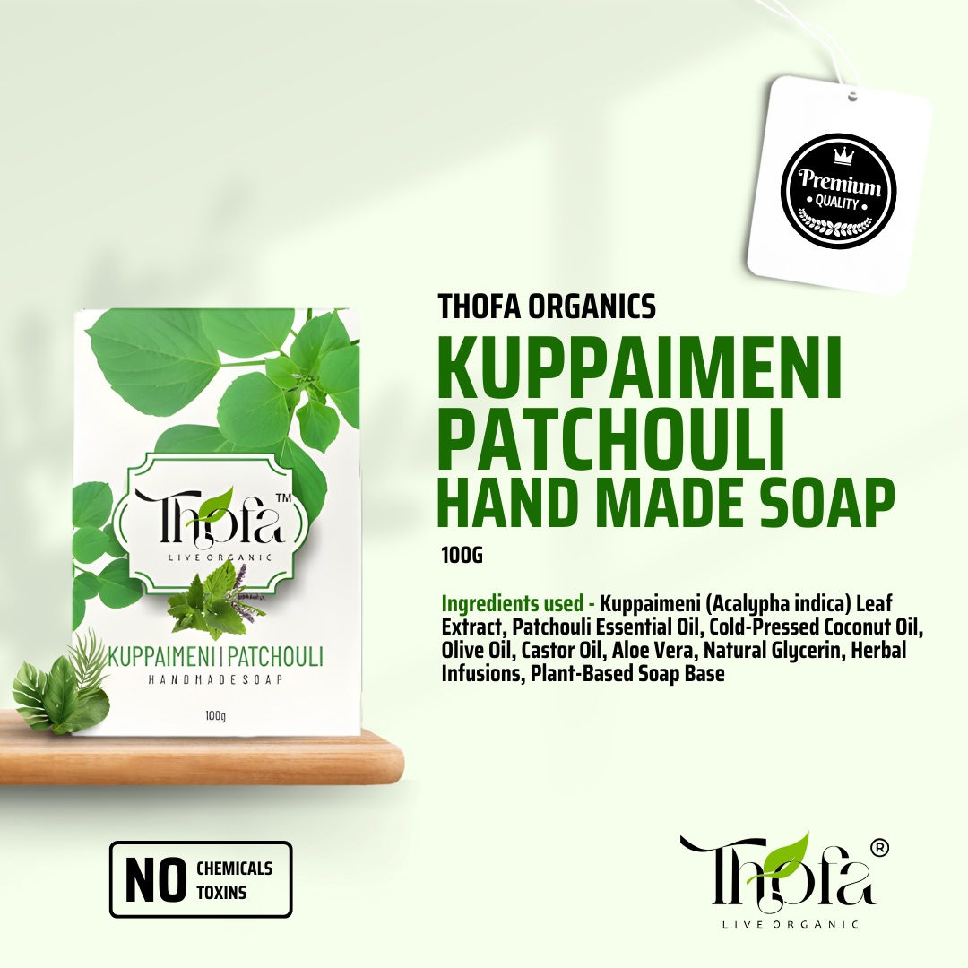 Thofa Handmade Kuppaimeni Soap with Patchouli