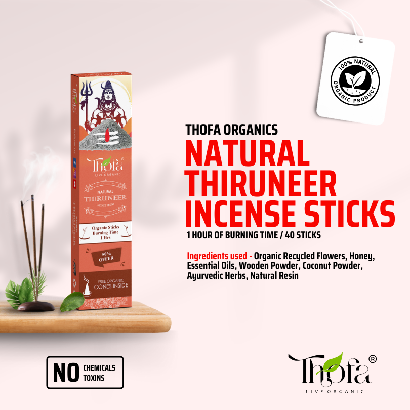 Thofa Natural Thiruneer Incense Sticks