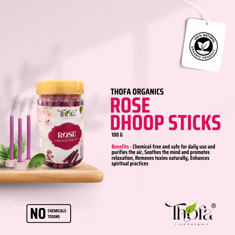 Thofa Rose Dhoop Sticks